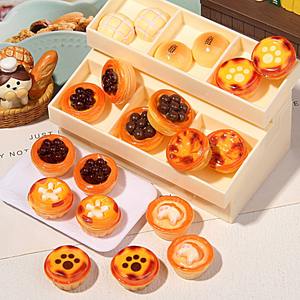Ensemble d'accessoires alimentaires miniatures en résine pour <span class=keywords><strong>maison</strong></span> de poupée, décoration de cuisine de Thanksgiving - Product Image 2
