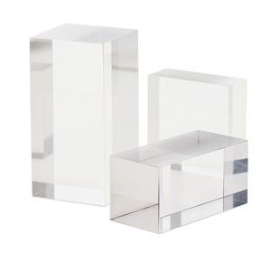 Support d'affichage en forme de cube en acrylique Xybp, base d'affichage de bijoux haute transparence de 3x5x5 à 18x5x5 cm - Product Image 4