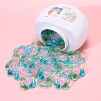 Lessives en capsules concentrées parfumées pour un nettoyage en profondeur et une décontamination puissante, parfum longue durée, en forme de gel