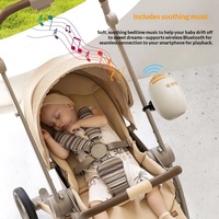 Dispositif d'aide au sommeil pour bébé, portable, en ABS, avec batterie au lithium, bruit blanc, forme coquille d'œuf, accessoire pour routine de sommeil en crèche
