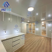 Maison préfabriquée modulaire extensible en conteneur de 20 pieds ou 40 pieds à vendre, avec salle de bain préfabriquée, Casa Contenedor