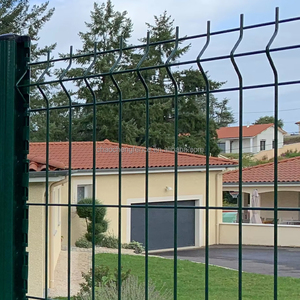 Tùy chỉnh sản xuất trực tiếp mạ kẽm giá rẻ vườn hàng rào tráng 3D Bảng điều chỉnh hàng rào - Product Image 5