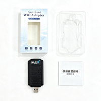 IFA01 Ventes Flash Adaptateur Wi-Fi BT5.3 Mini USB, Adaptateur Sans Fil WIFI6 Double Bande Gigabit 5.8G avec Antenne 2DBi pour Ordinateur Portable
