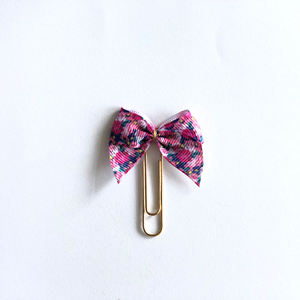 Planificador Bow Page Clips Bookmark Scrapbook Bow Clips Traveler's Notebook Journal para kits <span class=keywords><strong>de</strong></span> planificador - Product Image 3