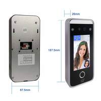 Máquina de Control de Acceso y Asistencia con Reconocimiento Facial, Huella Dactilar, NFC, WiFi 4G, POE, Visión Nocturna, SDK/API y Software en la Nube