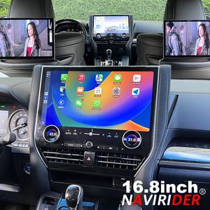 Pantalla IPS de 16.8 Pulgadas con Carplay y GPS para Alphard Vellfire Serie 30/35 A30 2015-2023, Actualización de Reproductor de Video Estéreo con Android Auto - Product Image 1