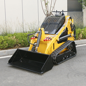 Mini-chargeuse compacte sur chenilles 4x4, homologuée EPA, avec grappin, haute efficacité pour travaux de chantier, petite taille - Product Image 3