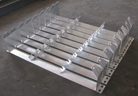 Support de rouleau porteur de haute qualité JUXIN pour système de convoyage, pièces d'équipement de manutention de matériaux en vrac