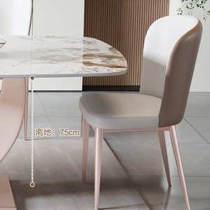 Juego de sillas de mesa de comedor rectangular de mármol de estilo moderno de lujo 4 6 8 plazas restaurante sala de estar muebles de Metal diseños de <span class=keywords><strong>cocina</strong></span> - Product Image 6