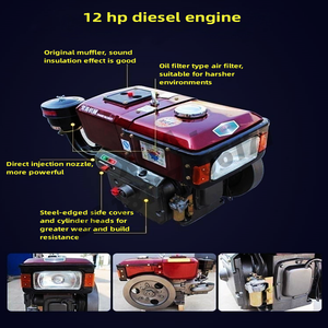 Mini Tractor Agrícola Económico con Certificado CE, Motor de Gasolina/Petróleo, Tractor de Arrastre Manual - Product Image 2