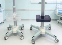 Carrito para Monitores e Instrumentos Médicos, de Aleación de Aluminio, Capacidad de Carga de 100 kg, Garantía de 3 Años, 45x41x100 cm, Guangdong, China