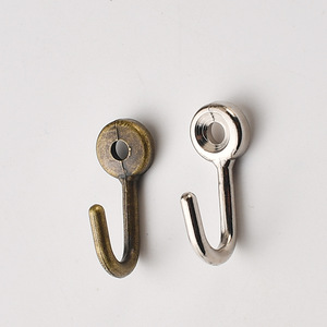 Eye Slip Hook Zinc Alloy Antique Bronze Silver Mini <b>Drawer</b> Hooks For Ornaments Jewelry Boxes <b>Small</b> Accessories - Product Image 1