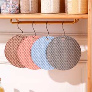 New Design Custom Logo Silicone Coaster Food Grade Heat Resistant <b>Non</b> <b>Slip</b> Round Rubber Cup <b>Mat</b> for Promotional Gift - Product Image 4
