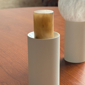 <b>Table</b> Lamp Aluminum Alabaster Wabi Sabi Japandi Luxury Simple LED Bedroom Bedside Living Room Villa Orb Desk - Product Image 3