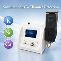 Aoda FP6430 Flame Photometer Professional 3-Channel K Na Li Lab Analyzer With 7-Inch Touch Screen High Precision