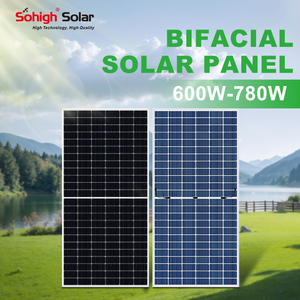 600W 610W 700W 730W 750W 800W Potencia PV Mono Single Dual Glass Bifacial Home Panneaux Solaires Panel solar para casa - Product Image 3