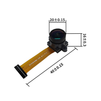 Module de caméra OV2640 CMOS 2MP 1080P M12 grand angle DVP ESP32 avec D130 °   Sortie RAW8/10 pour la navigation des robots de vision OEM