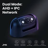 Système de caméra JMK OEM IP69K IPC 1080P ONVIF H.265 360 degrés avec vision nocturne pour camion, bus, chariot élévateur, NVR, surveillance à distance