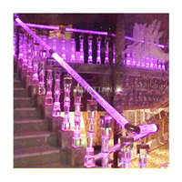 Fournisseur de Foshan : Balustres en cristal transparent Korkulugu russe, balustrades en acrylique, meneurs d'escalier en plexiglas