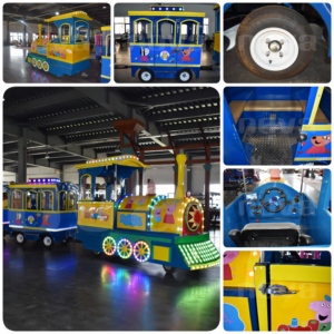 <span class=keywords><strong>Train</strong></span> sans rails Nova Rides avec éclairage LED, <span class=keywords><strong>train</strong></span> de <span class=keywords><strong>dessin</strong></span> <span class=keywords><strong>animé</strong></span> pour enfants et adultes, équipement d'amusement nocturne - Product Image 4