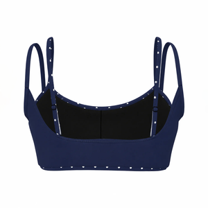 Sujetador Deportivo de Doble Capa Antiolor para Mujer, con Diseño de Puntos y Rayas, Certificado Reciclado, para Entrenamiento, Gimnasio y Yoga - Product Image 5