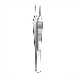 Pinzas de Disección Adson de 15 cm (6 Pulgadas) con 1x2 Dientes, Pinzas Quirúrgicas de Acero Inoxidable de Primera Calidad para Cirugía General y Plástica - Product Image 1