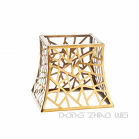 Présentoir à desserts en métal doré, luxueux et décoratif, branches carrées, présentoir à gâteaux, nourriture et sucreries, Offres Spéciales