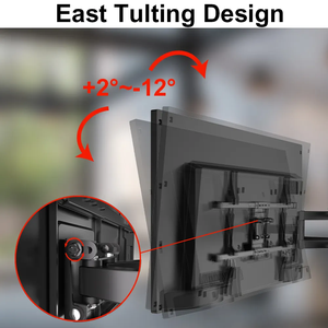 Charmount phổ biến Max VESA 600*400 mét chuyển động đầy đủ màn hình TV Wall Mount Bracket articulatiion xoay phổ TV Wall Mount - Product Image 5