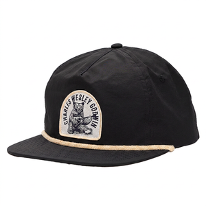 Casquette Snapback 6 Panneaux Charles Wesley Gorin Bleu Marine avec Logo Ours Brodé Unisexe Chapeau Décontracté - Product Image 5