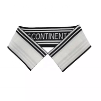 Poignets en tricot à col côtelé jacquard en matériau écologique personnalisé en usine