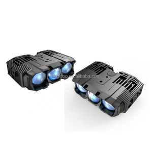 ไฟ LED 3 เลนส์ 200w สำหรับติดตั้งกระจังหน้ารถยนต์ ไฟเสริมภายนอกรถยนต์ ไฟขับขี่สำหรับรถยนต์และมอเตอร์ไซค์ ไฟสูง-ต่ำ - Product Image 3