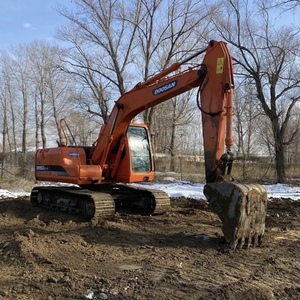 Maquinaria de excavadora Doosan DH150 usada más vendida en buenas condiciones para la construcción de ingeniería. Incluye bomba de engranajes PLC de rodamiento - Product Image 1