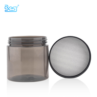 50g 100g 150g 200g pot en plastique gris vide de luxe fantaisie personnalisé pour crème Lotion sérum de soin de la peau