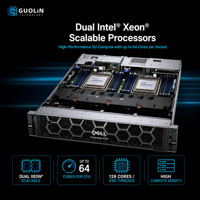 Serveur Dell PowerEdge R760 2U double processeur Intel testé et certifié avec 3 ans de garantie Qualité originale Serveur fiable
