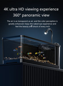 Filtre d'aquarium et générateur d'oxygène tout-en-un pour salon, autocultivateur de bureau avec autocollant décoratif, filtre latéral pour aquarium à courant - Product Image 4