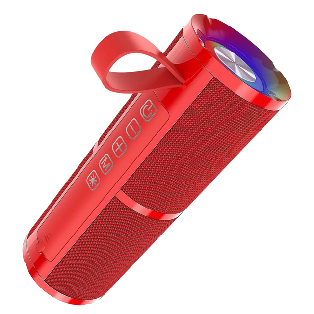 Wholesale 2025 Mini Portable High Quality Plastic Music Speaker 2400mAh Battery Built-In Microphone Remote Control for Home Use