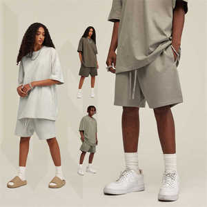 Pantaloncini Sportivi Personalizzati in Poliestere/Cotone, Oversize, Traspiranti, Ecologici, per <span class=keywords><strong>Palestra</strong></span>, Atletica, Corsa, Spiaggia, Basket - Product Image 2