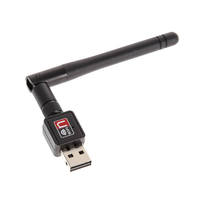 Dongle WiFi adaptor jaringan 150Mbps harga lebih murah antena 6dBi Dongle penerima Wifi USB untuk PC Laptop Desktop