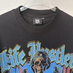 Nuova T-shirt Stampata American Life Hustler Street <span class=keywords><strong>Vintage</strong></span> Diamond Heavyweight <span class=keywords><strong>Abbigliamento</strong></span> <span class=keywords><strong>Uomo</strong></span> Vendita all'Ingrosso - Product Image 4