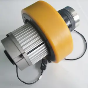 Electric differential motor drive wheel with lifting component