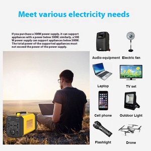 Portable Power Station Large Capacity MPPT <b>Solar</b> <b>Generator</b> Backup for Camping Night Market Emergency 200 Pure Sine Wave - Product Image 3