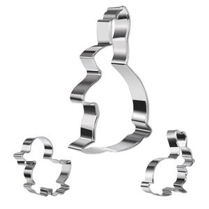 Hibou de <span class=keywords><strong>grenouille</strong></span> de cerf en acier inoxydable mignon et moule de cuisson pour <span class=keywords><strong>emporte</strong></span>-pièces de lapin - Product Image 5