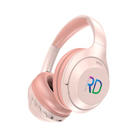 Nouveau casque sans fil C-2235R Bluetooth avec éclairage RGB, écouteurs supra-auriculaires pliables, carte TWS pour DJ, sport, audiophile