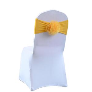 Ceintures de chaise Curly Willow Bandes de chaise en taffetas réutilisables et nappe pour banquets Accessoires décoratifs en gros à usage domestique - Product Image 1