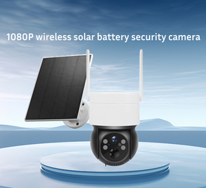 Bán hàng nóng 2MP Wifi năng lượng mặt trời Powered CCTV <span class=keywords><strong>Camera</strong></span> Trắng ống kính kép với không thấm nước mạng không dây CMOS cảm biến ai công nghệ - Product Image 6