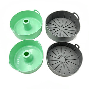 <span class=keywords><strong>Moule</strong></span> à <span class=keywords><strong>Savarin</strong></span> Profond Antiadhésif Cannelé en Silicone de 7,2 po x 8,53 po pour Gâteaux et Accessoires de Cuisson pour Friteuse à Air - Product Image 5