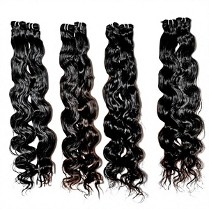 Wholesale 100% Raw Indian Temple Virgin Remy Human Hair <b>Extensions</b> <b>Cheap</b> Natural Brown Bodywave Bundle Loose Deep Wave 100g - Product Image 1