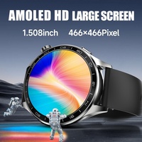 Reloj Inteligente LM05 con Pantalla Táctil AMOLED, Carcasa Metálica Cuadrada, Gel de Sílice, Ranura para Tarjeta SIM, Resistente al Agua IP67, Brújula, Llamadas y Monitor de Sueño