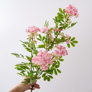 CallaFloral Fleurs Artificielles Rose Blanc Bouquet de Michelia Figo pour Mariage Décoration Maison 120cm de Haut Fleurs en Soie Réalistes - Product Image 3