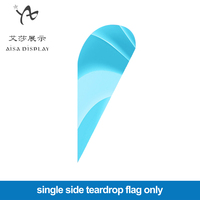 Ensemble de mâts de drapeau en forme de larme personnalisés de 3.5m avec base pour les événements en plein air drapeau de plage drapeaux volants bannières bannière de plage